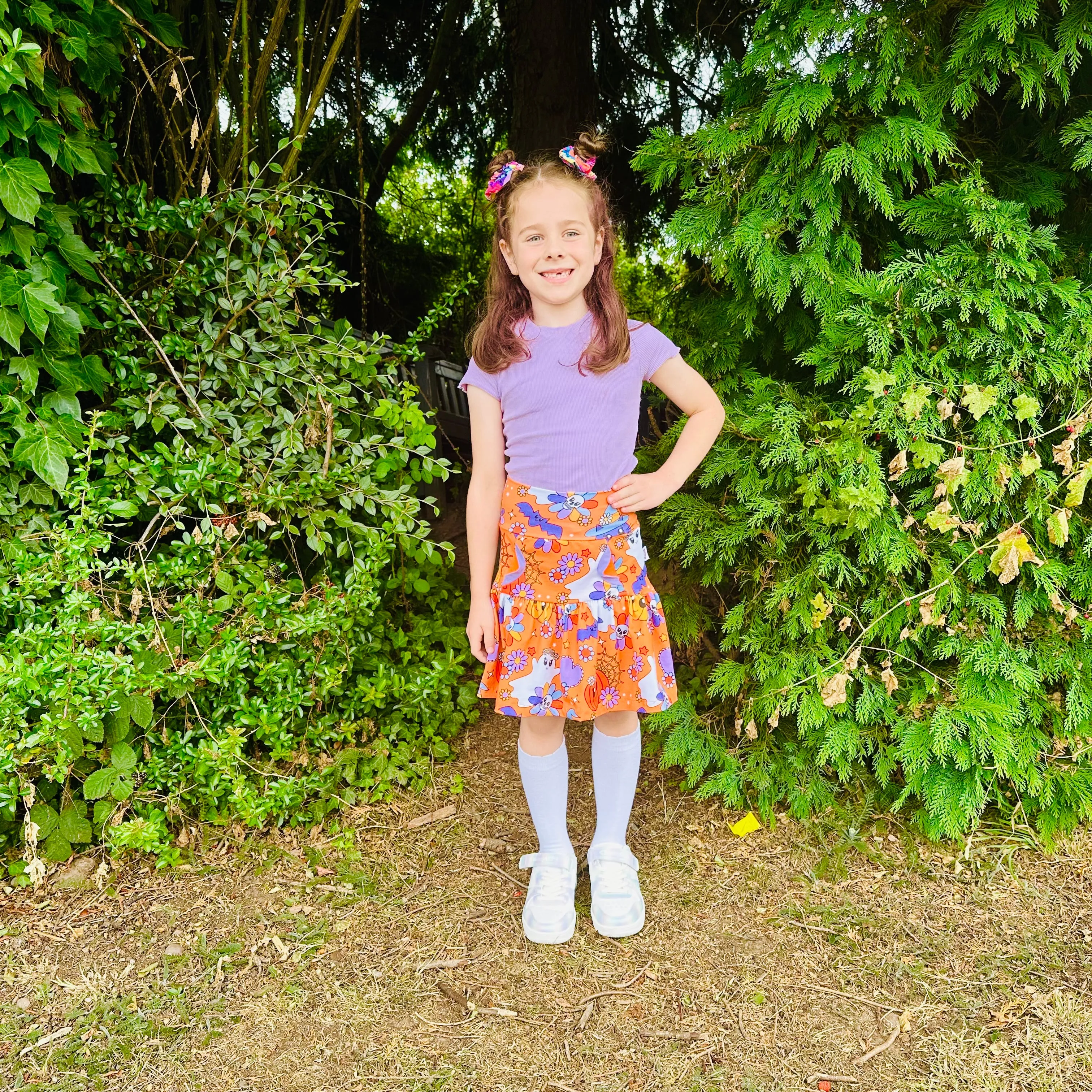 Kids Special Event Tiered Pocket Skirt