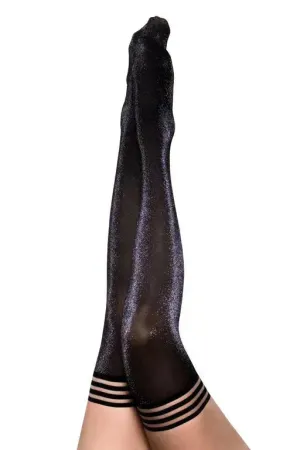 Kixies Kaylee - black shimmer - size C