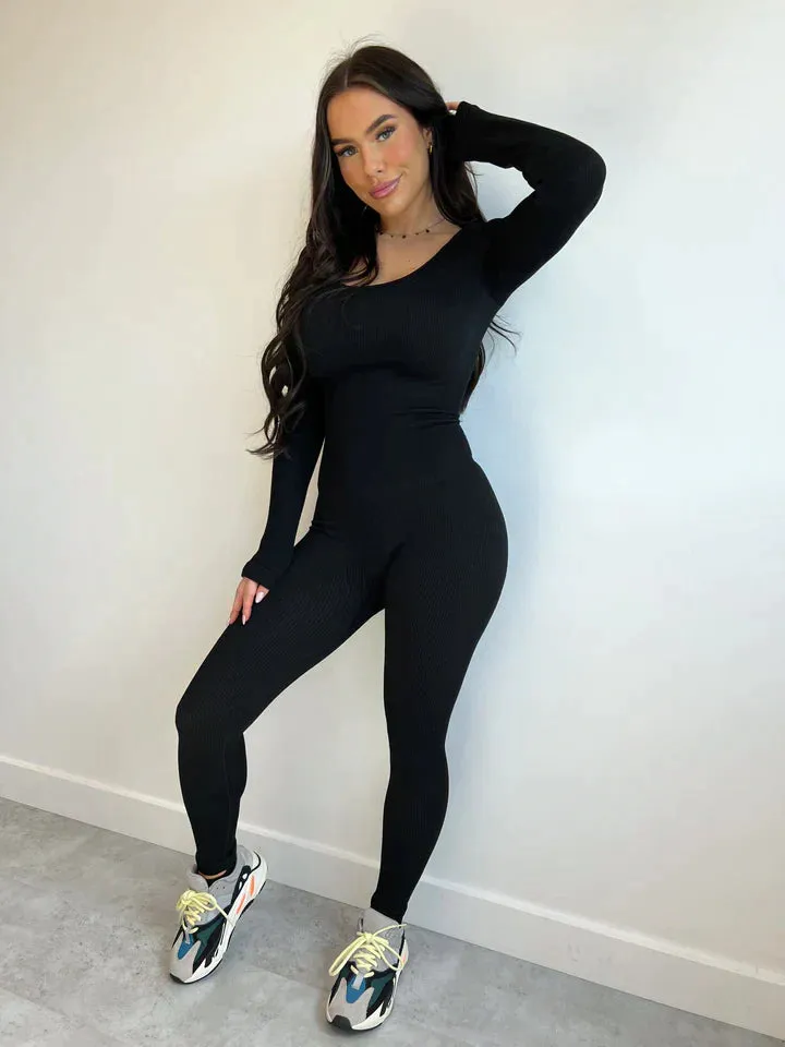 Lara | Gerippter Jumpsuit
