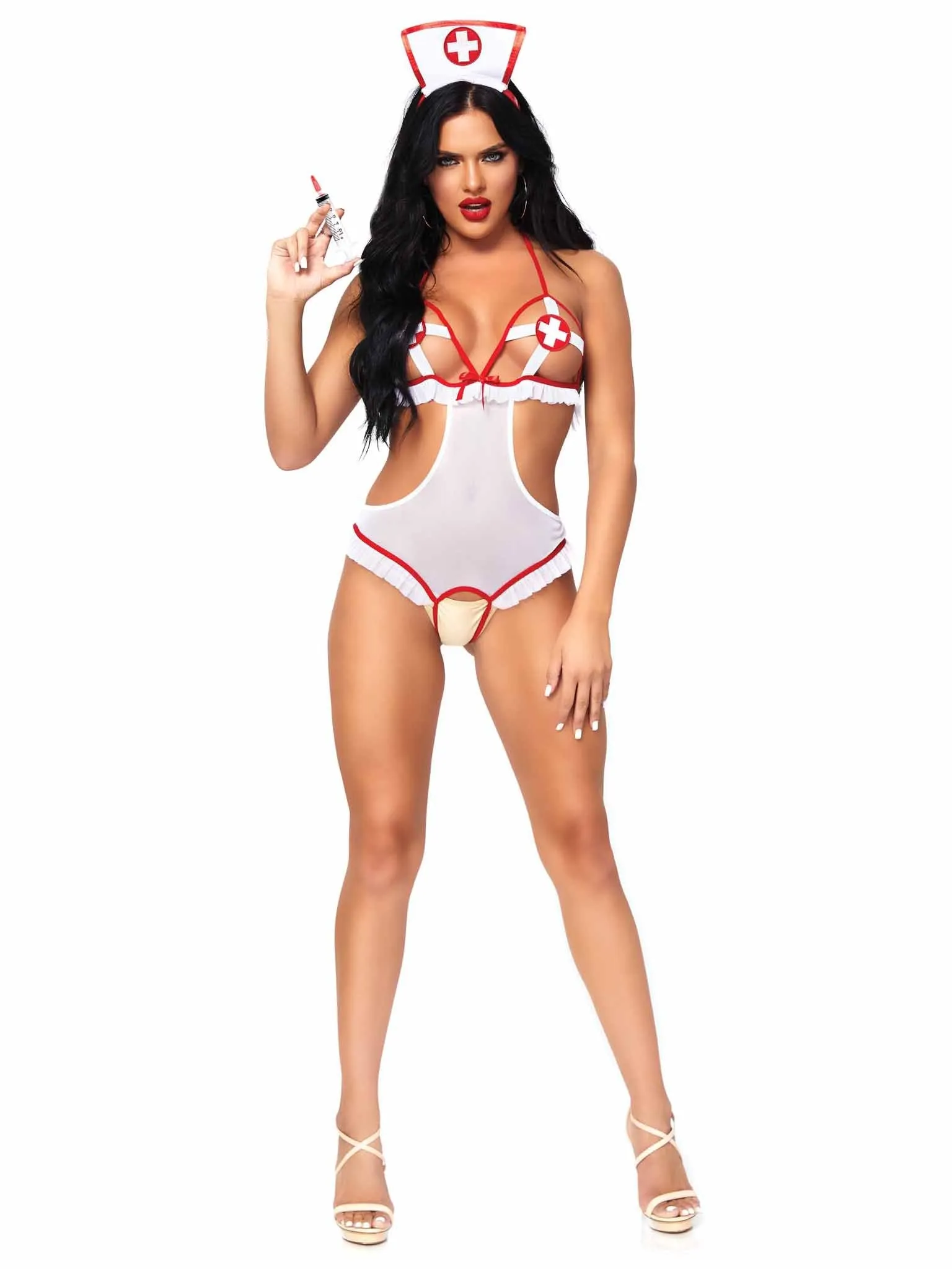 Leg Avenue Naughty Nurse Roleplay Lingerie Set 87051