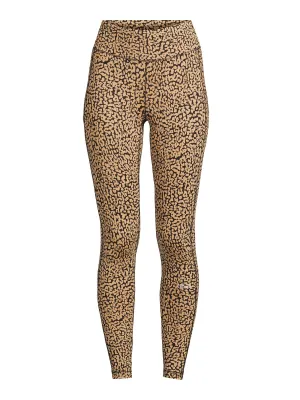 Legginsy CASALL Essential Printed Tights brązowy
