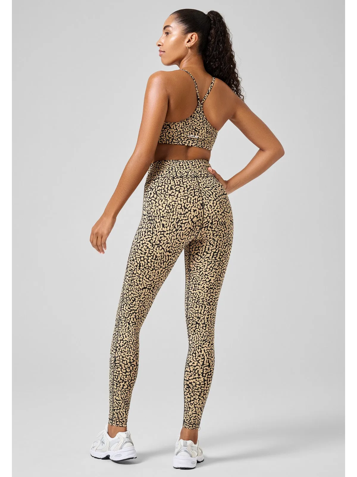Legginsy CASALL Essential Printed Tights brązowy