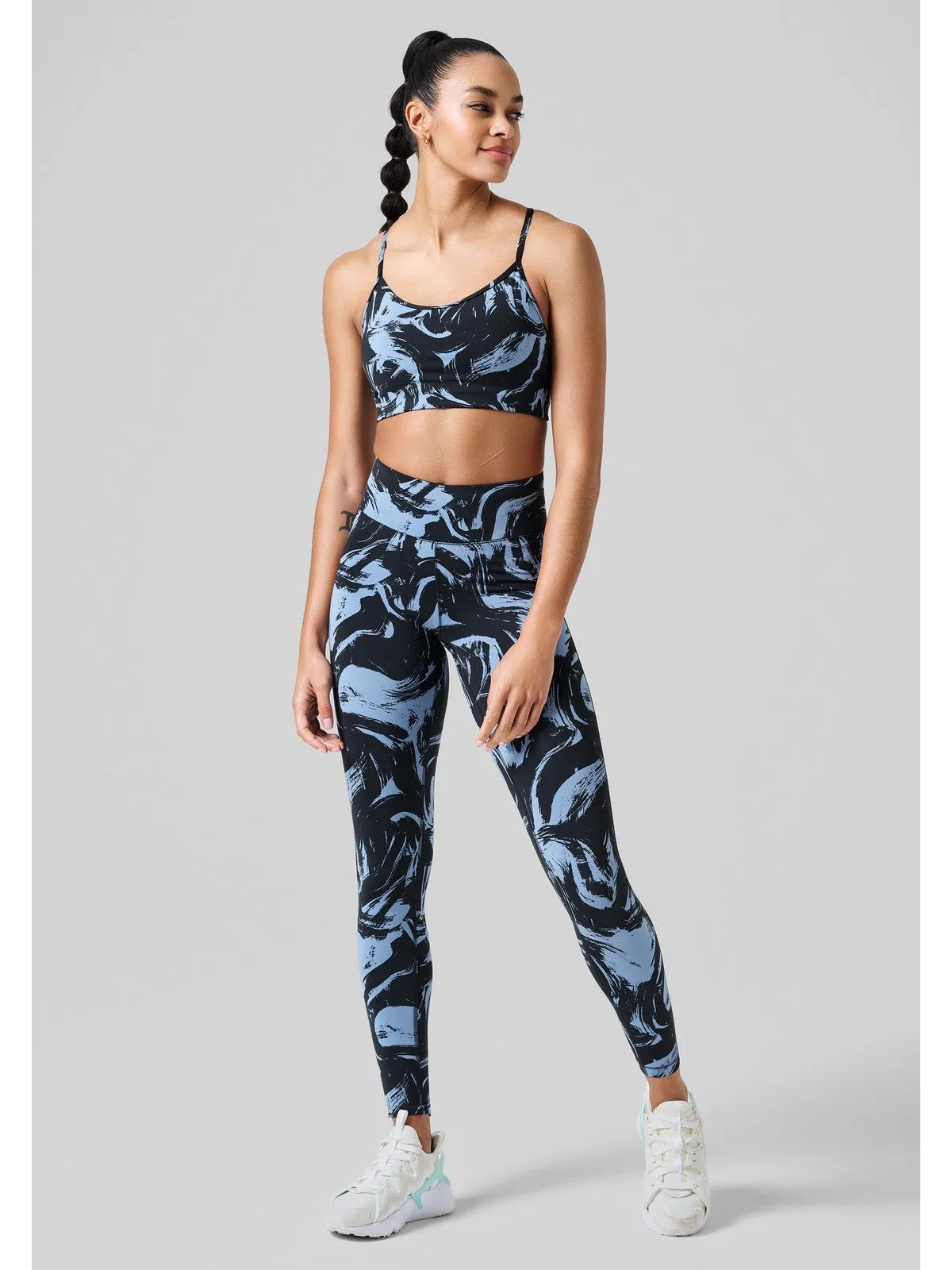 Legginsy CASALL Essential Printed Tights niebieski