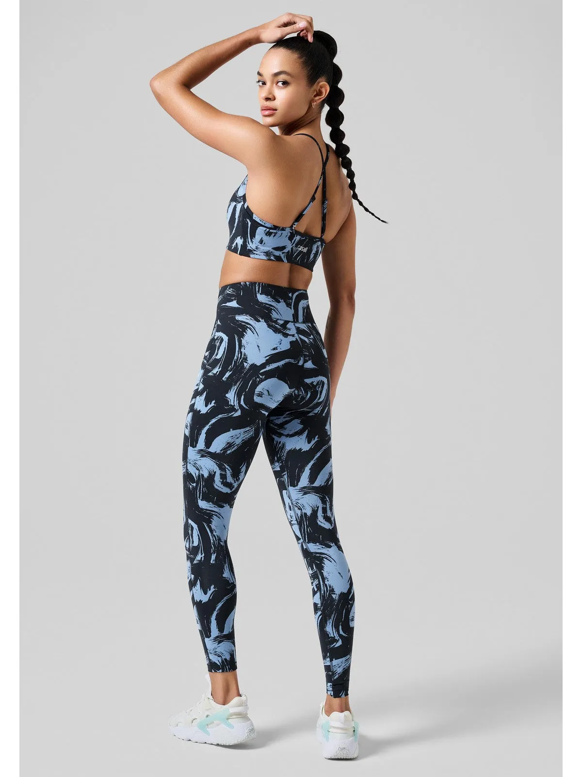 Legginsy CASALL Essential Printed Tights niebieski