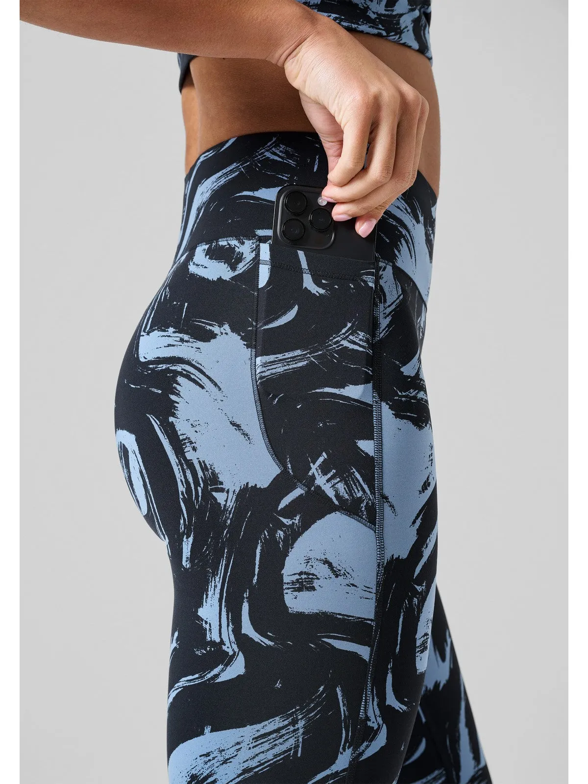 Legginsy CASALL Essential Printed Tights niebieski