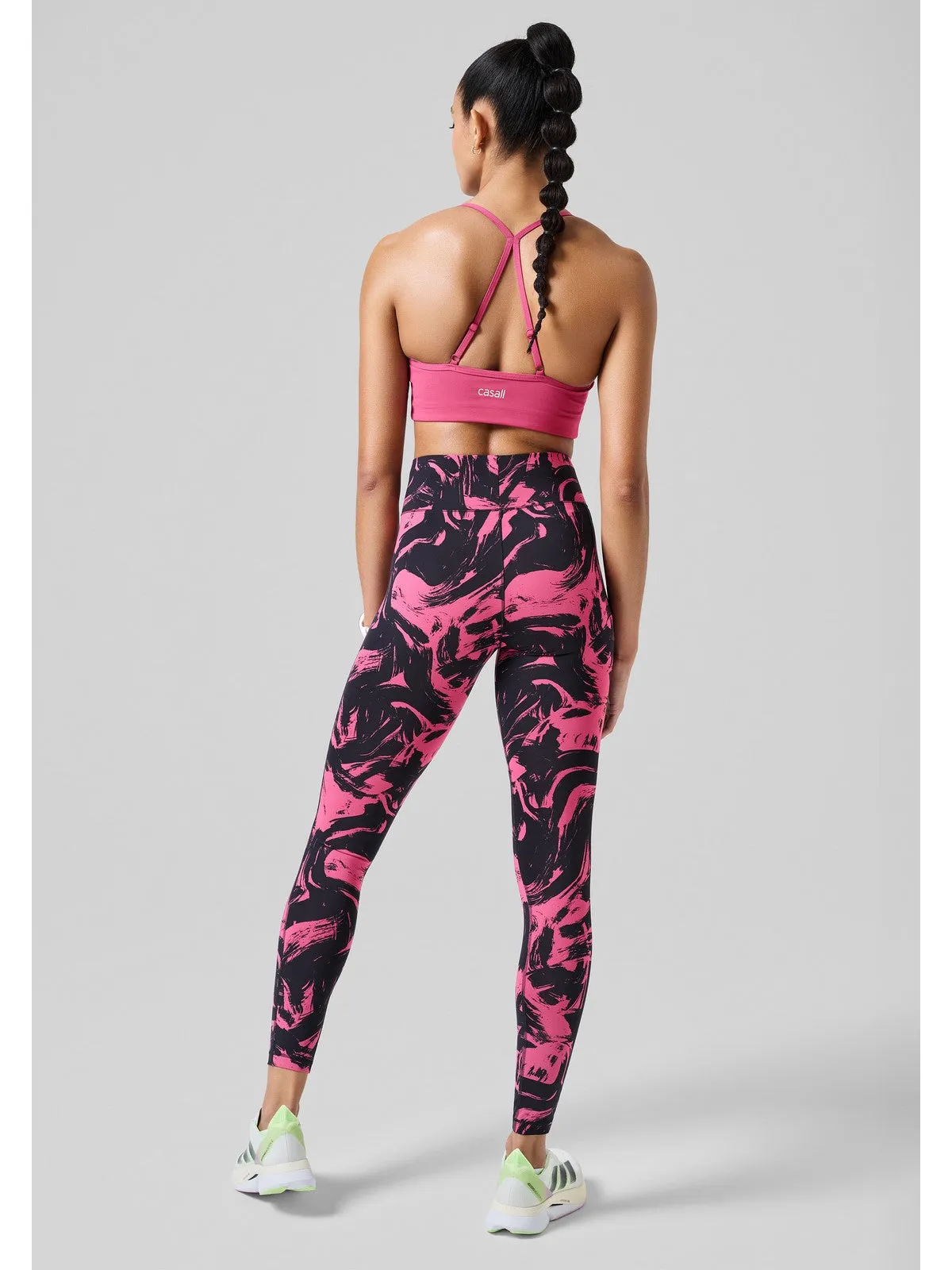 Legginsy CASALL Essential Printed Tights różowy