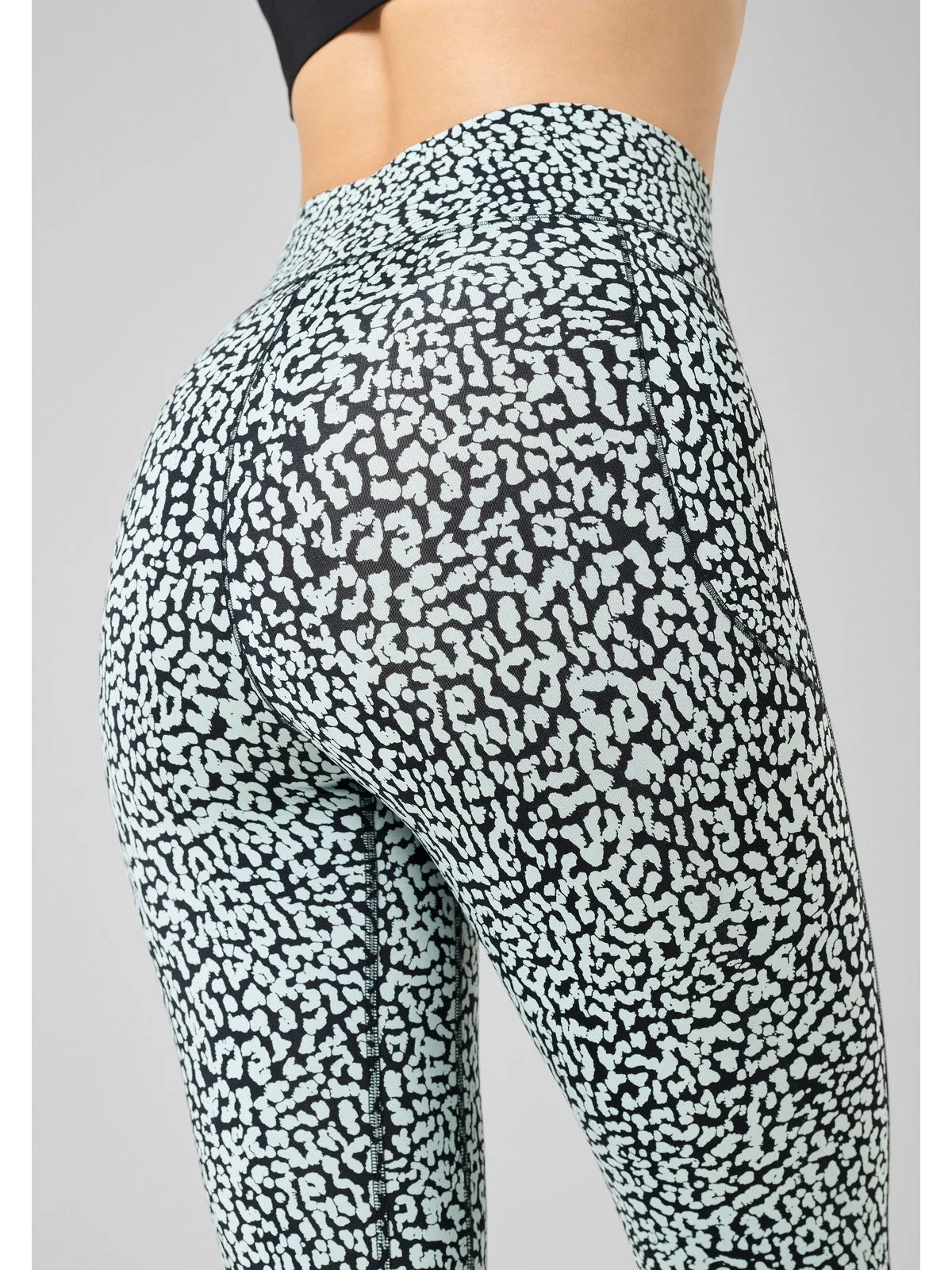 Legginsy CASALL Essential Printed Tights zielony