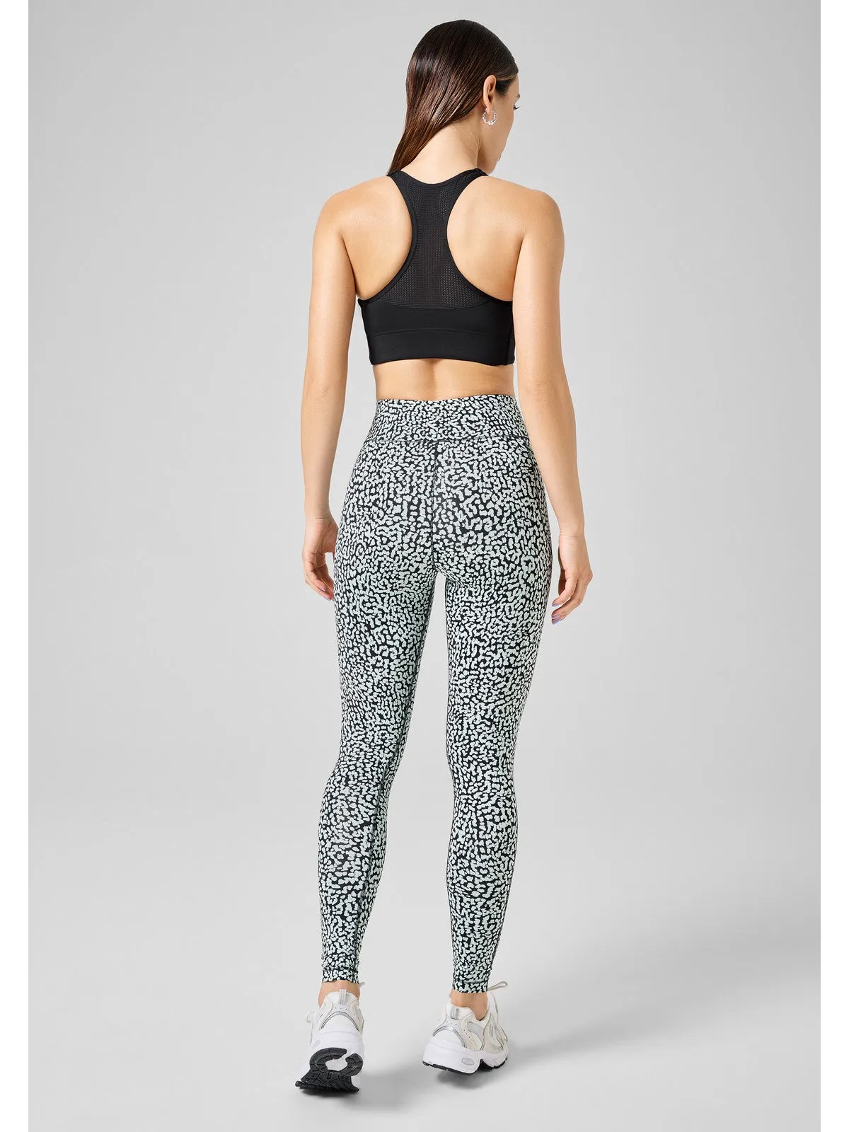 Legginsy CASALL Essential Printed Tights zielony
