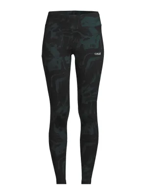 Legginsy CASALL Essential Printed Tights zielony