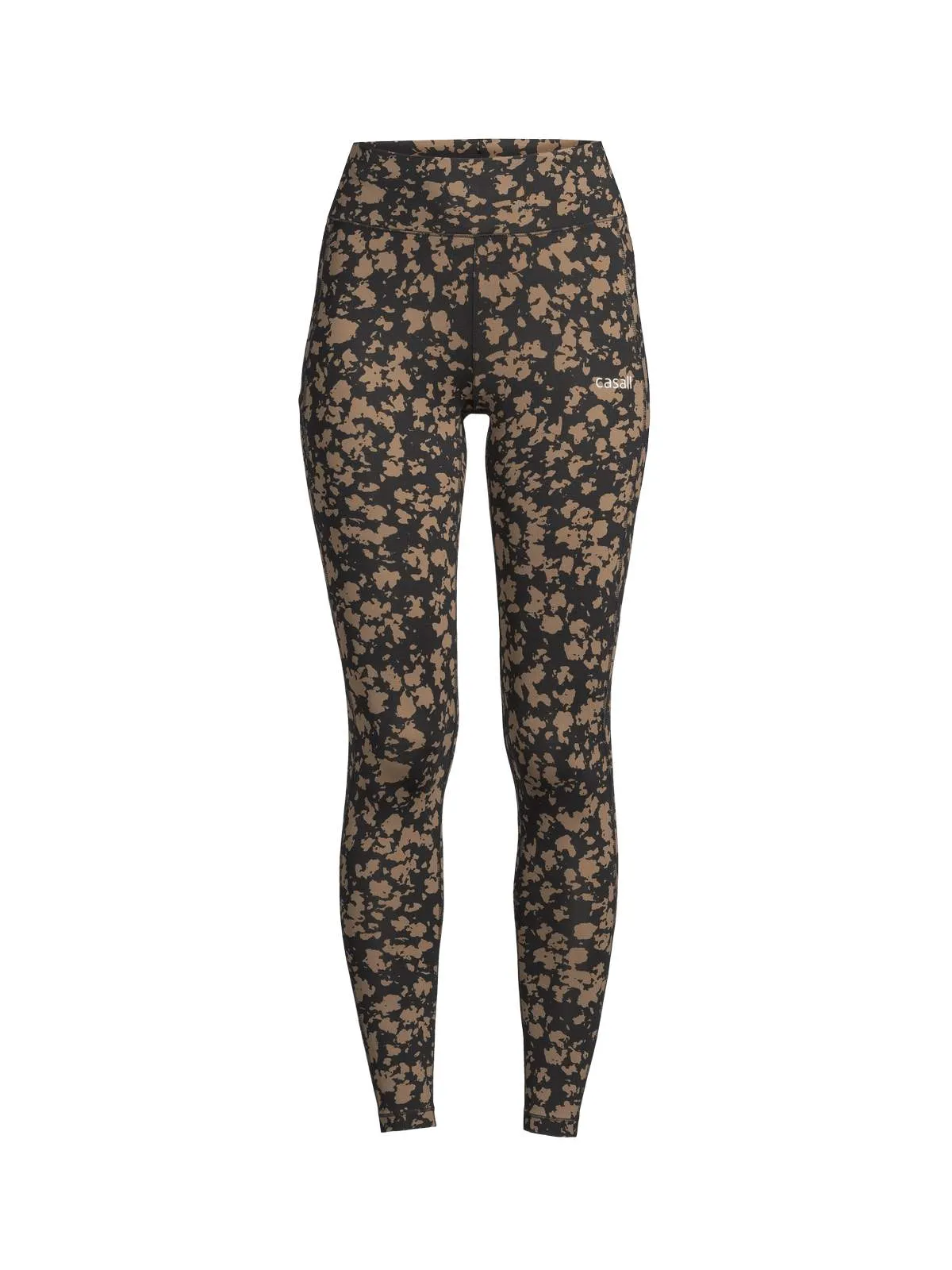 Legginsy CASALL Essential Tights Printed brązowy
