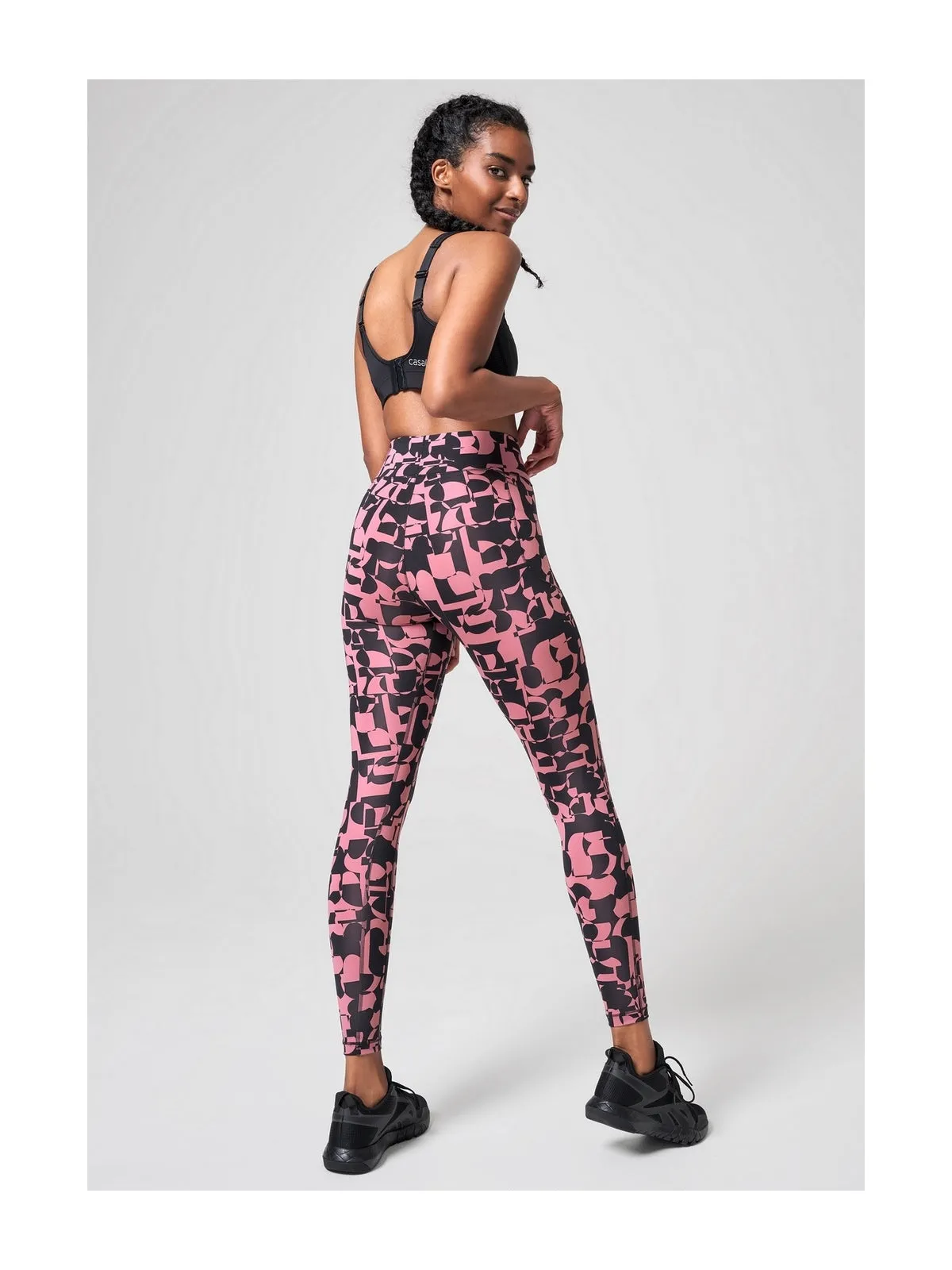 Legginsy CASALL Essential Tights Printed różowy