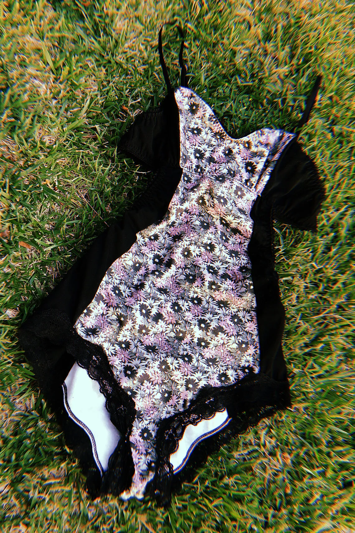 LOW STOCK Eternal Daze Bodysuit in Pink and Green Floral