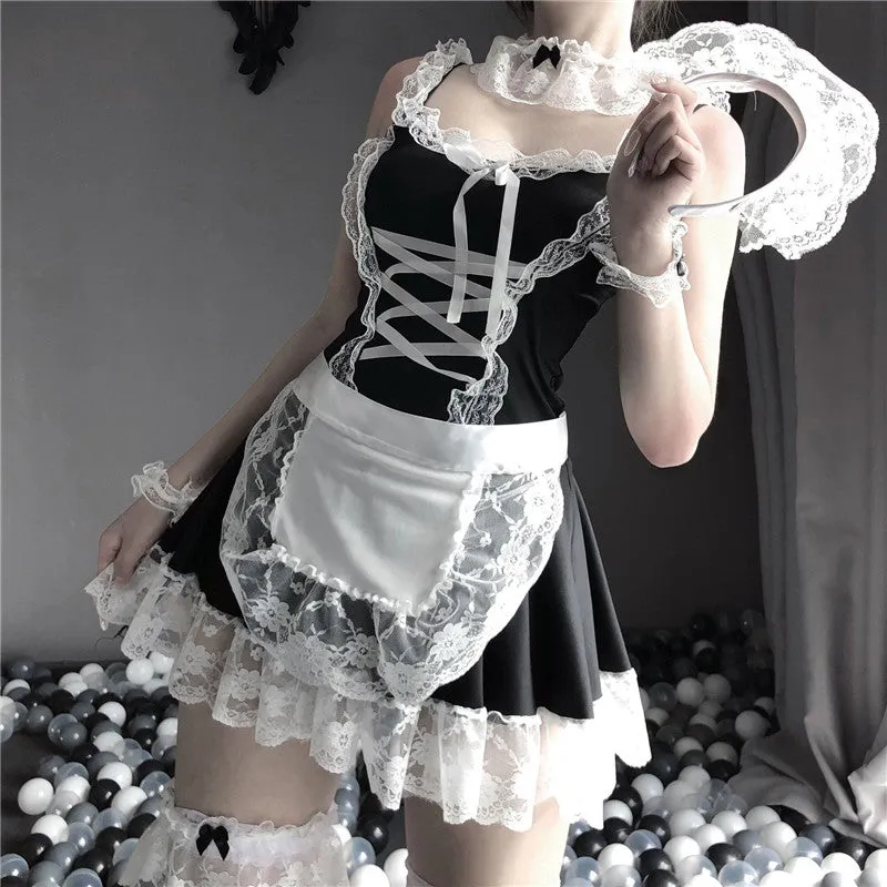 Maid costume maid uniform cosplay lace suit UB3538