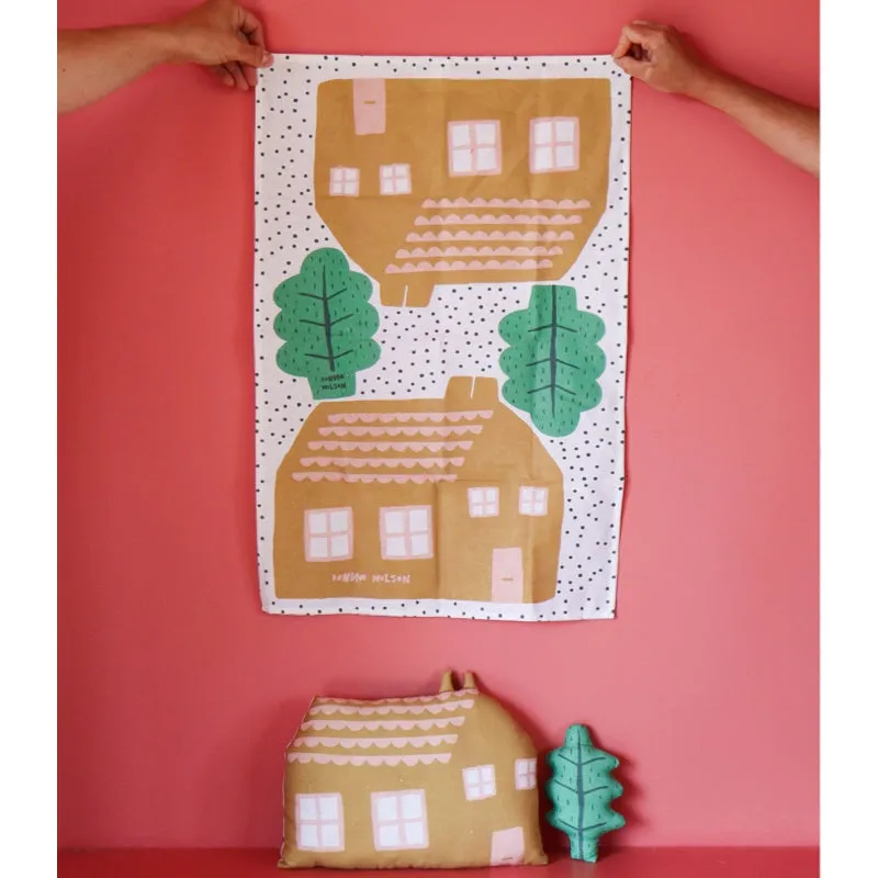 Make Your Own House Cushion Tea Towel Craft Kit
