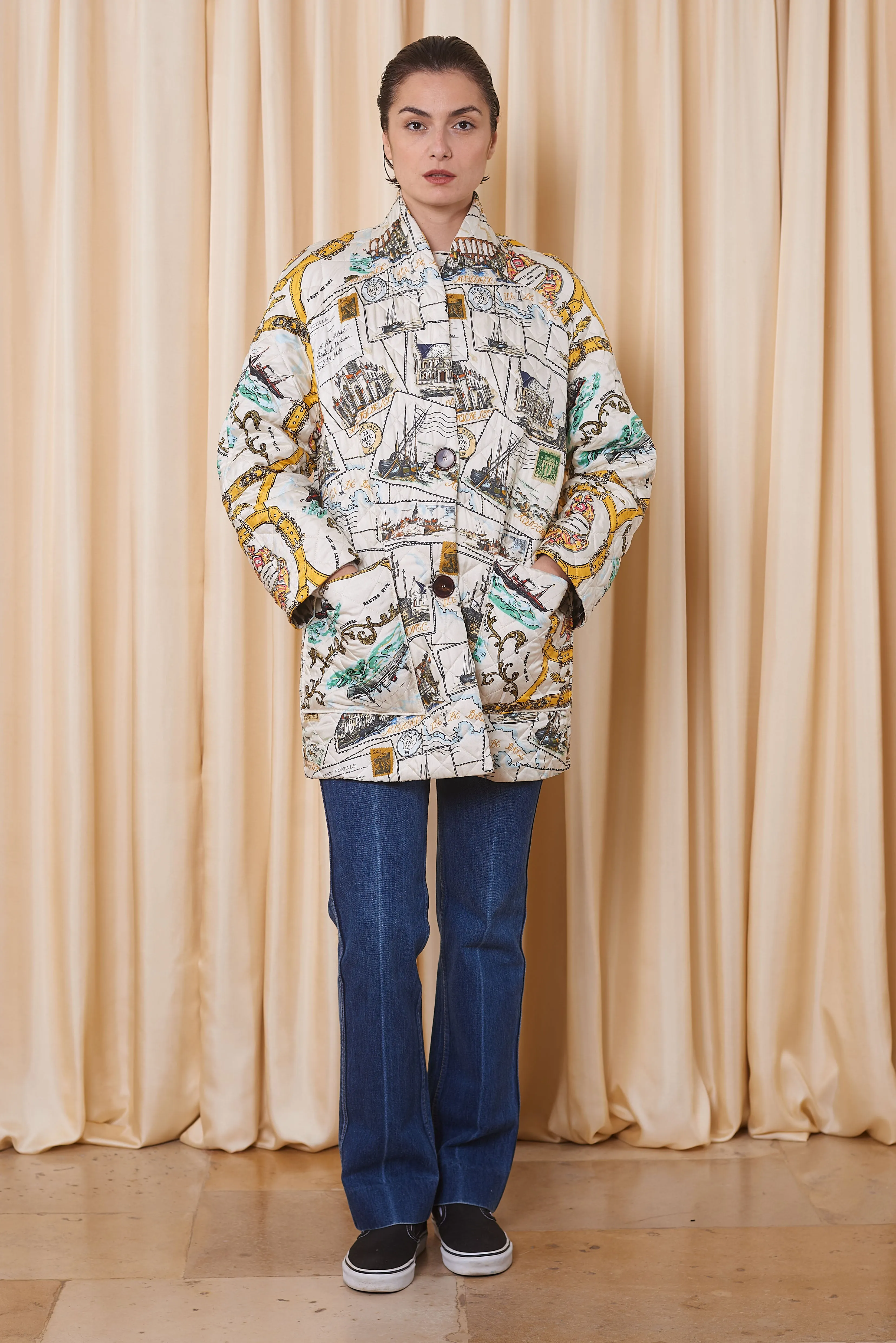 Mela Jacket in Post Card