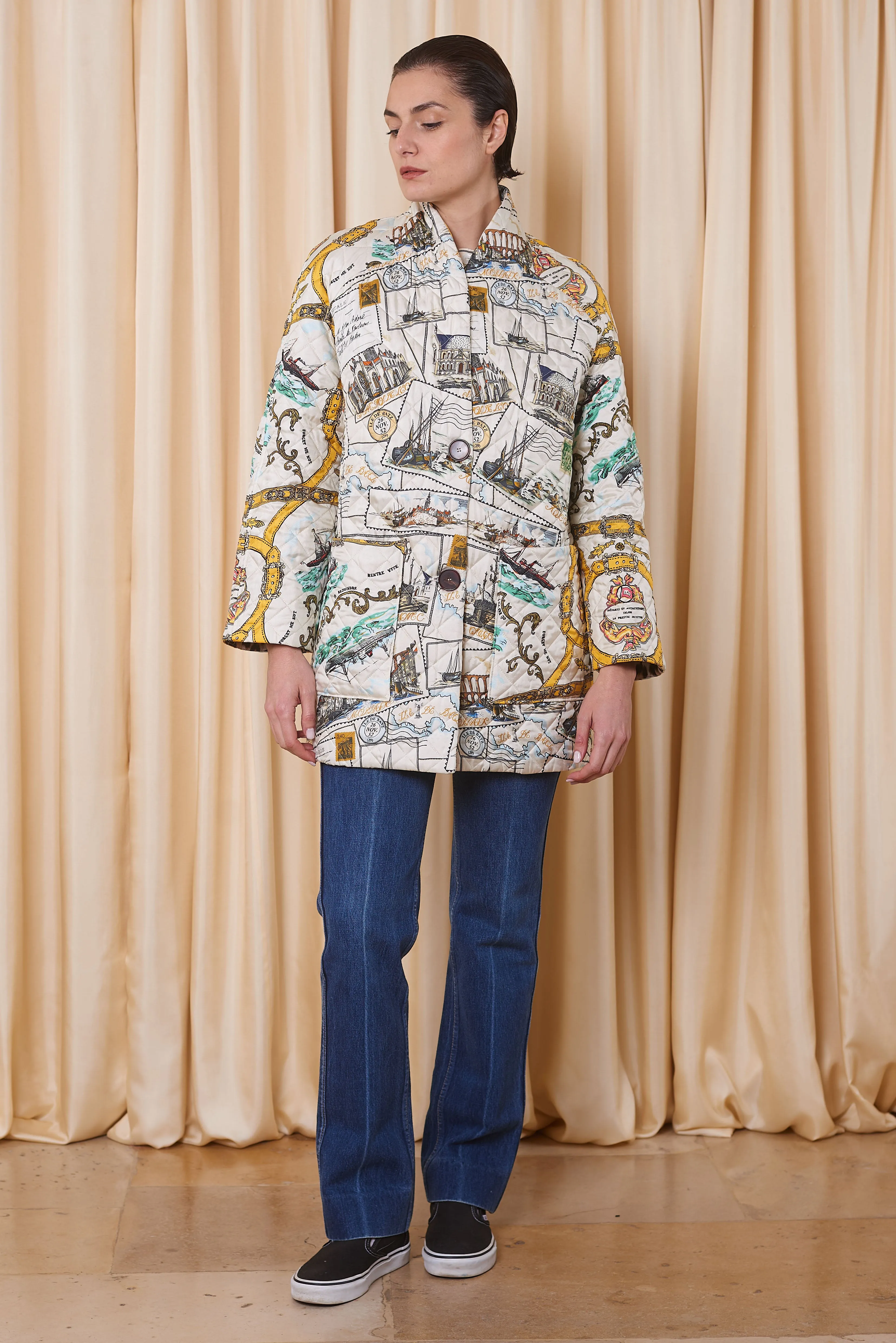 Mela Jacket in Post Card