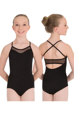 Mesh Insert Camisole Bodysuit Child