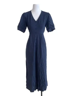 Midnight Blue V Neck Jumpsuit