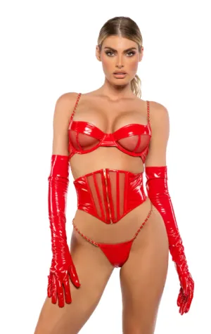Midnight Minx 3-Piece Waspie Set LI748