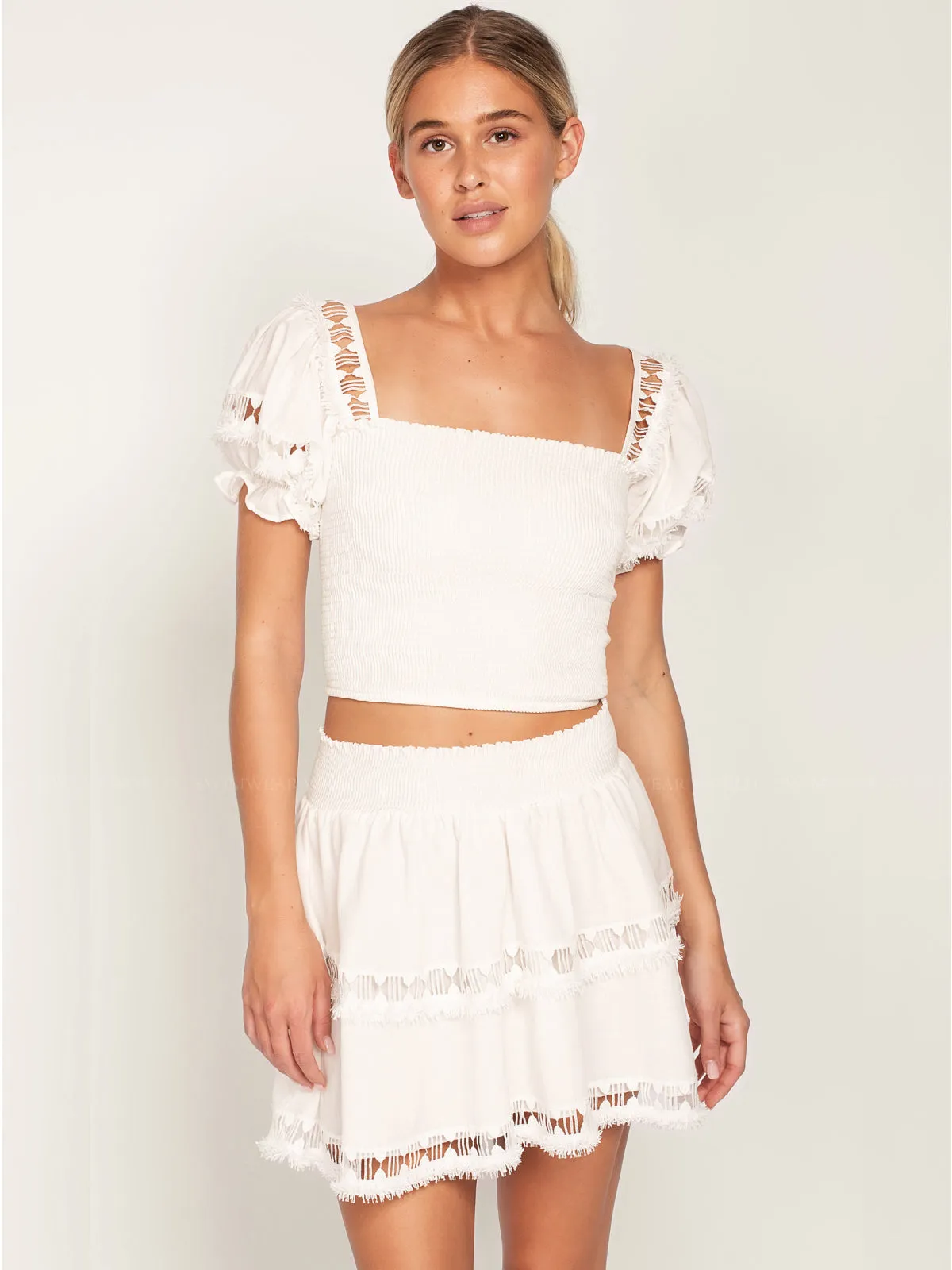 Mika Crop-Simone Skirt