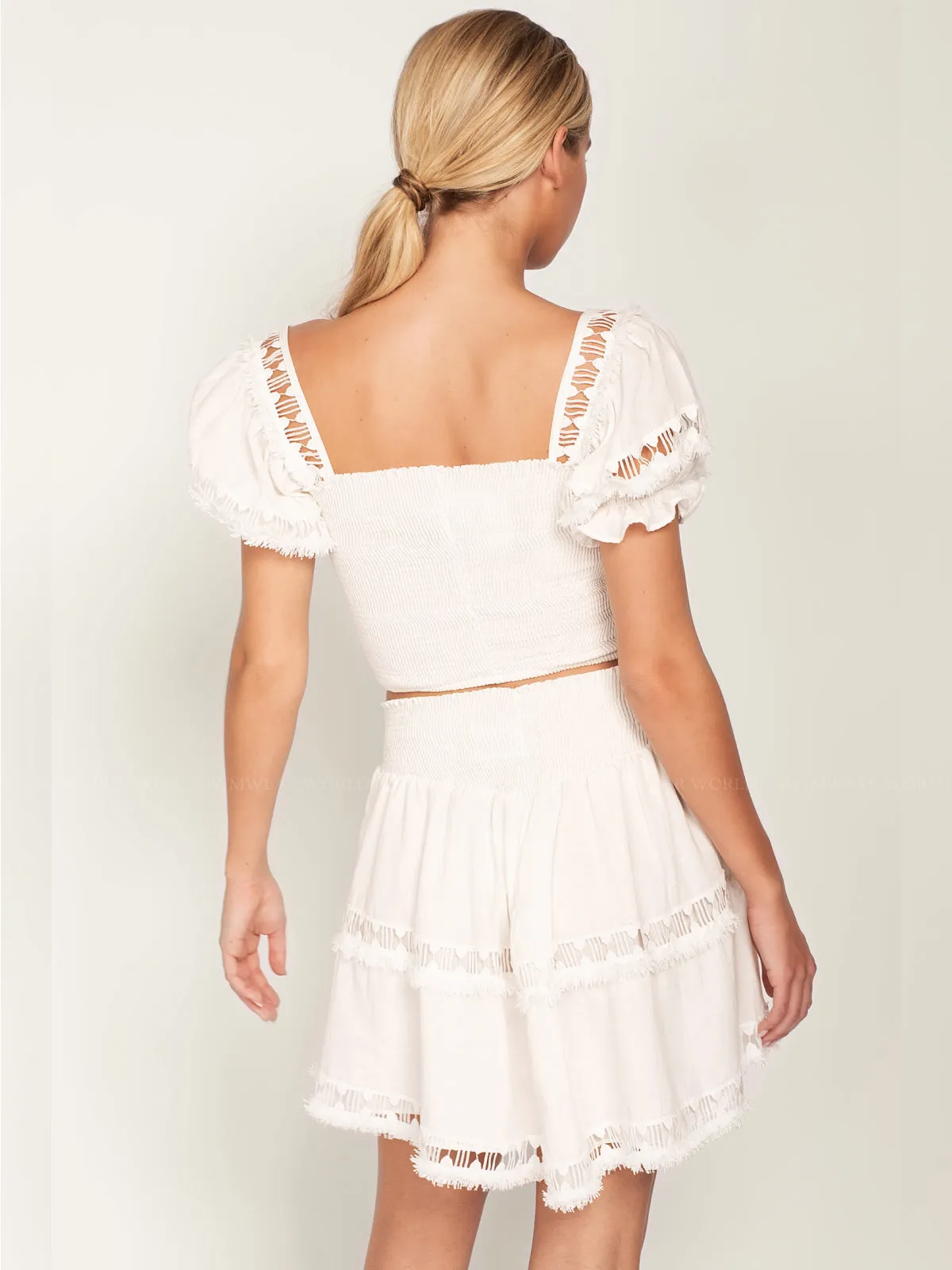 Mika Crop-Simone Skirt
