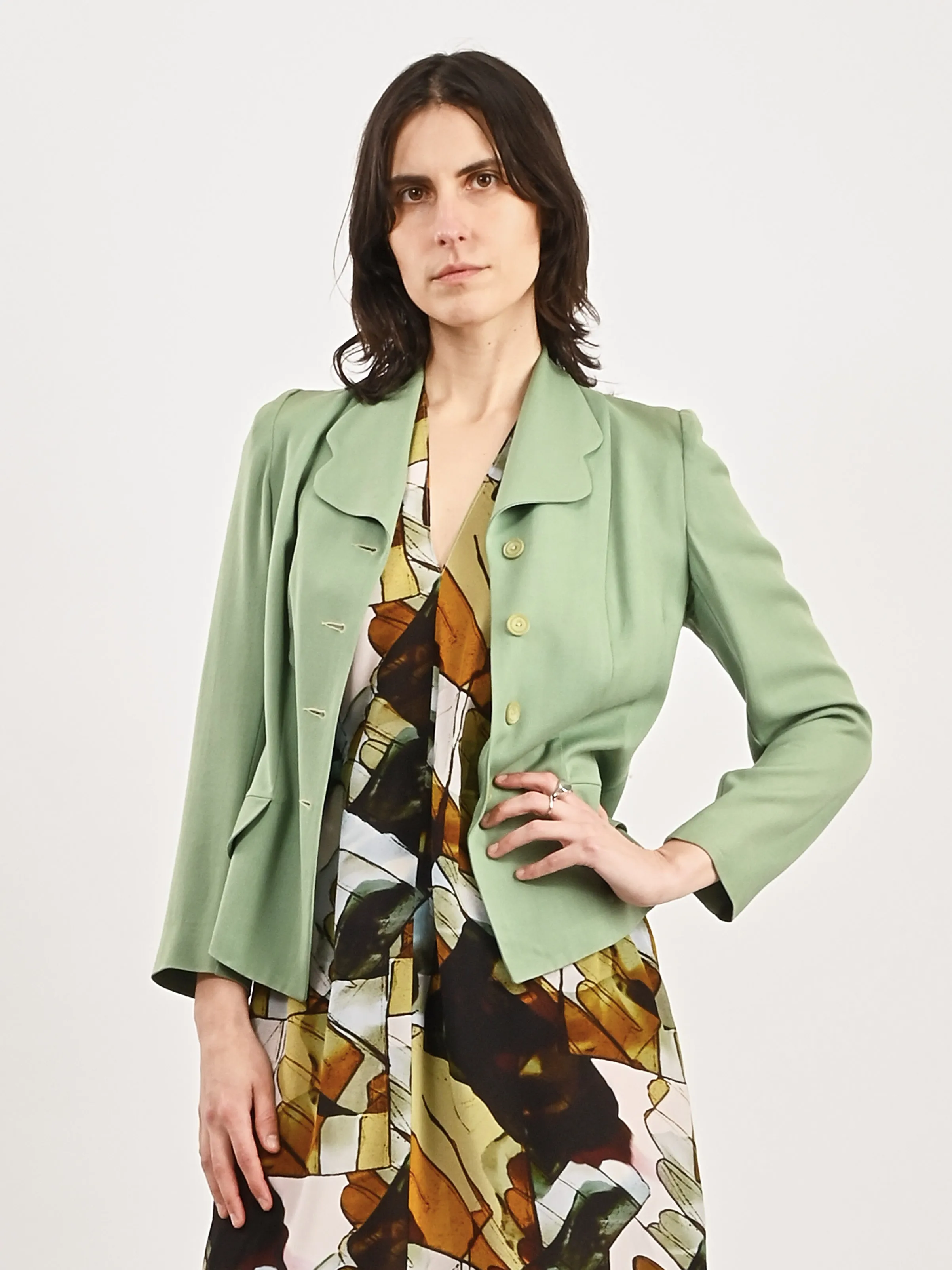 Mint Green 1940s Jacket