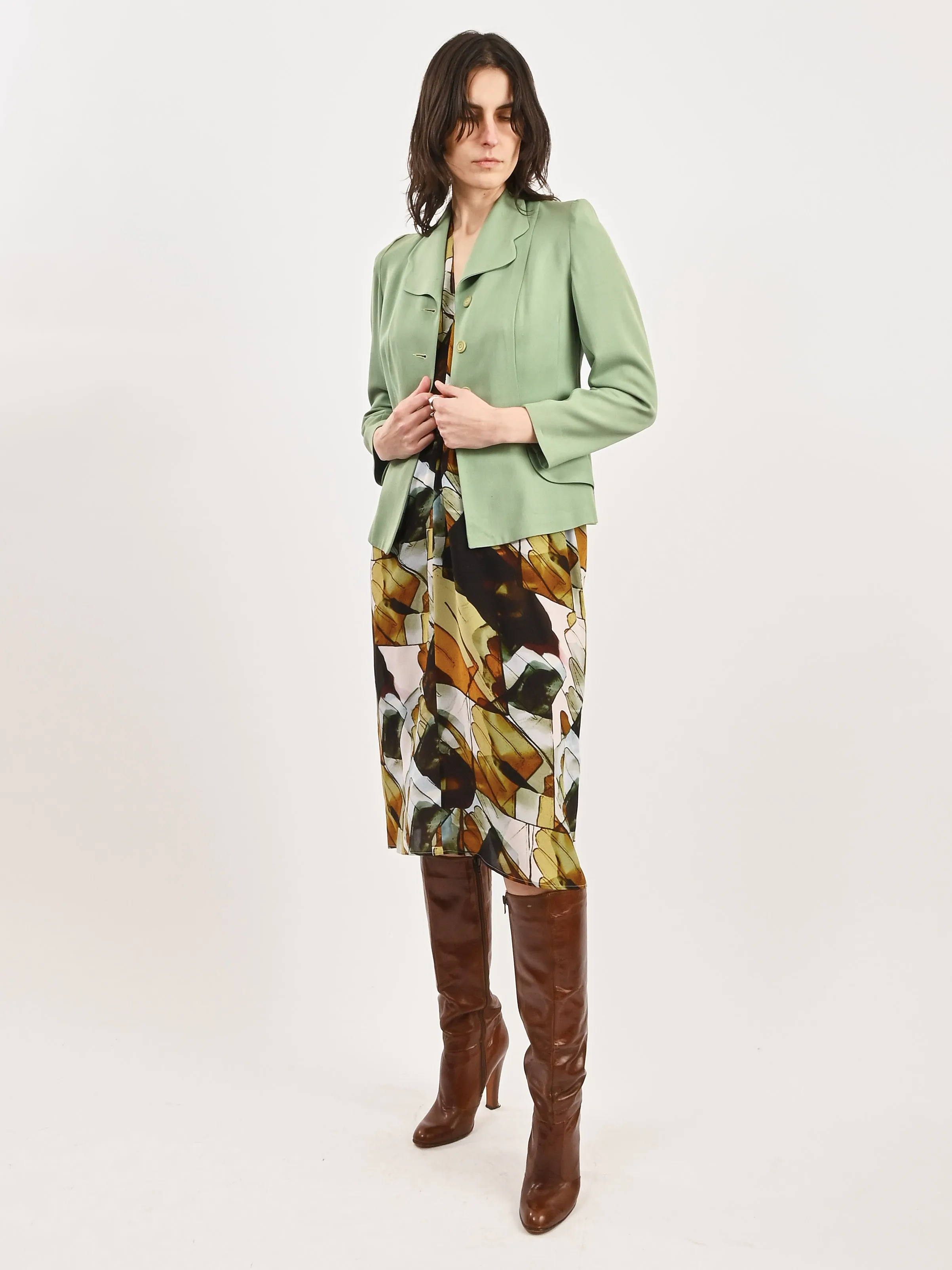Mint Green 1940s Jacket