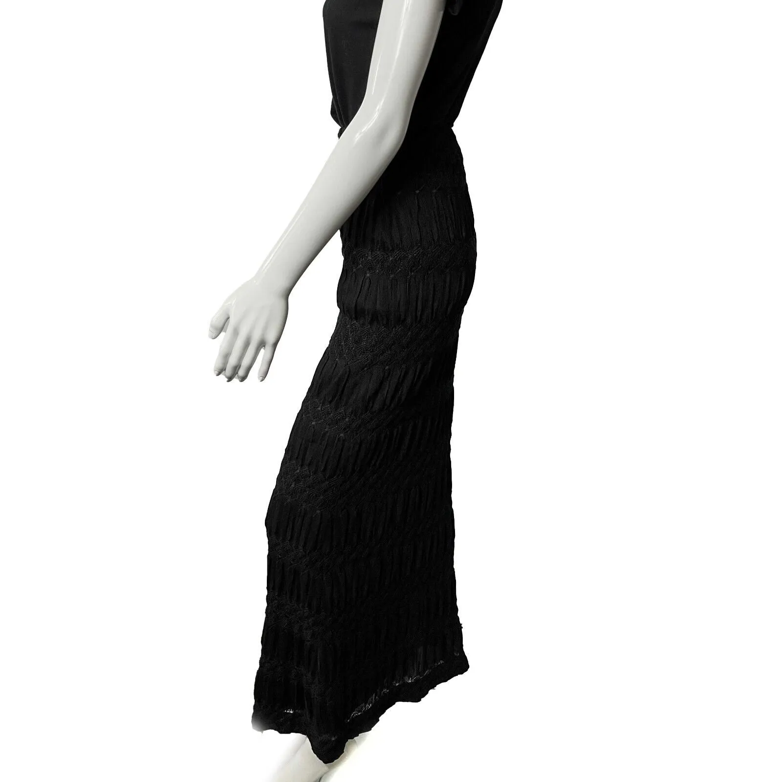 Missoni - Pristine - Knit Tiered Maxi Skirt - Black - 38 US XS
