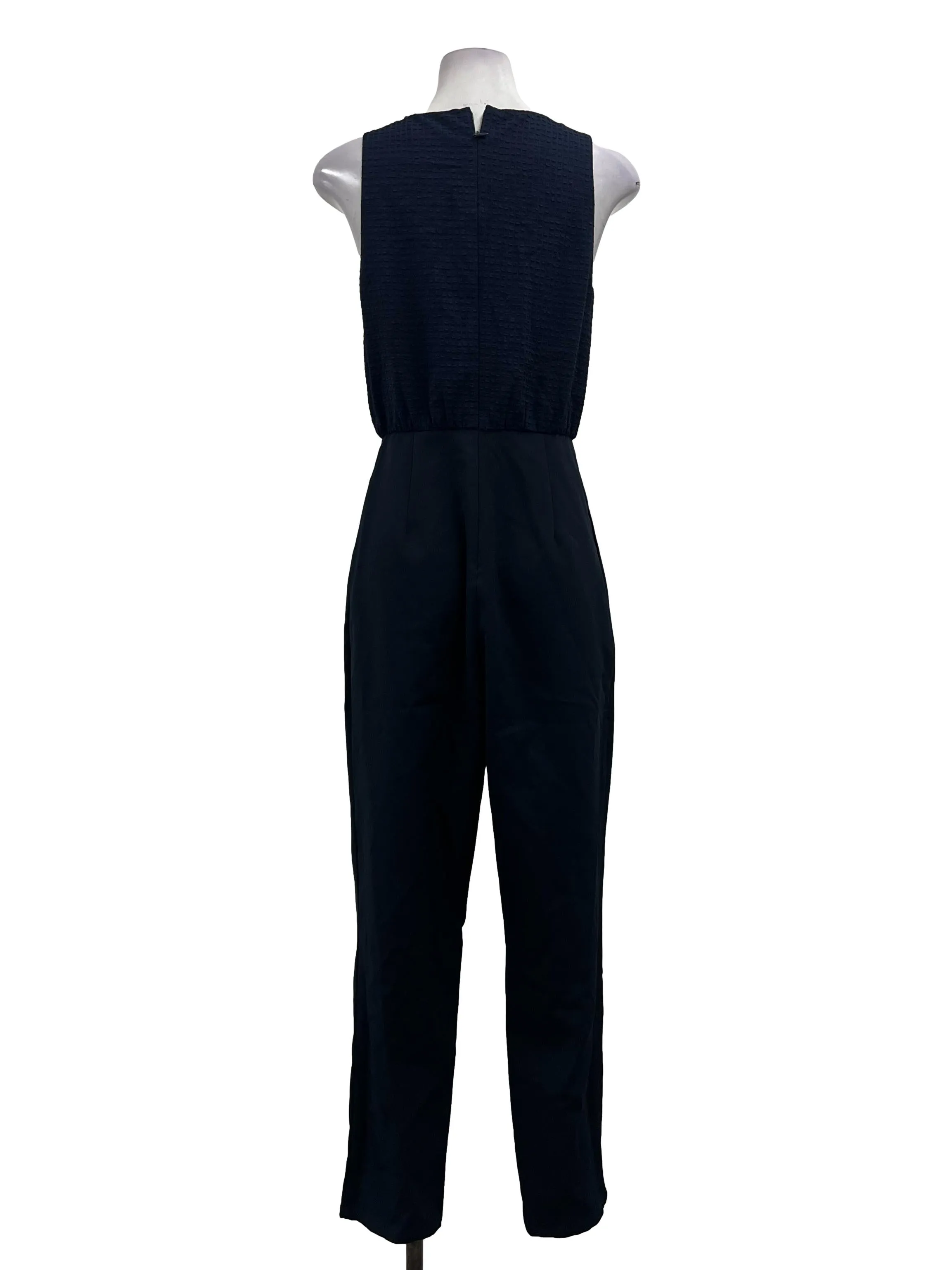 Navy Blue Two Tone Jumper LB