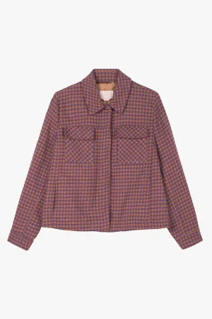NEWPARIGI HOUNDSTOOTH HEAVY JACKET