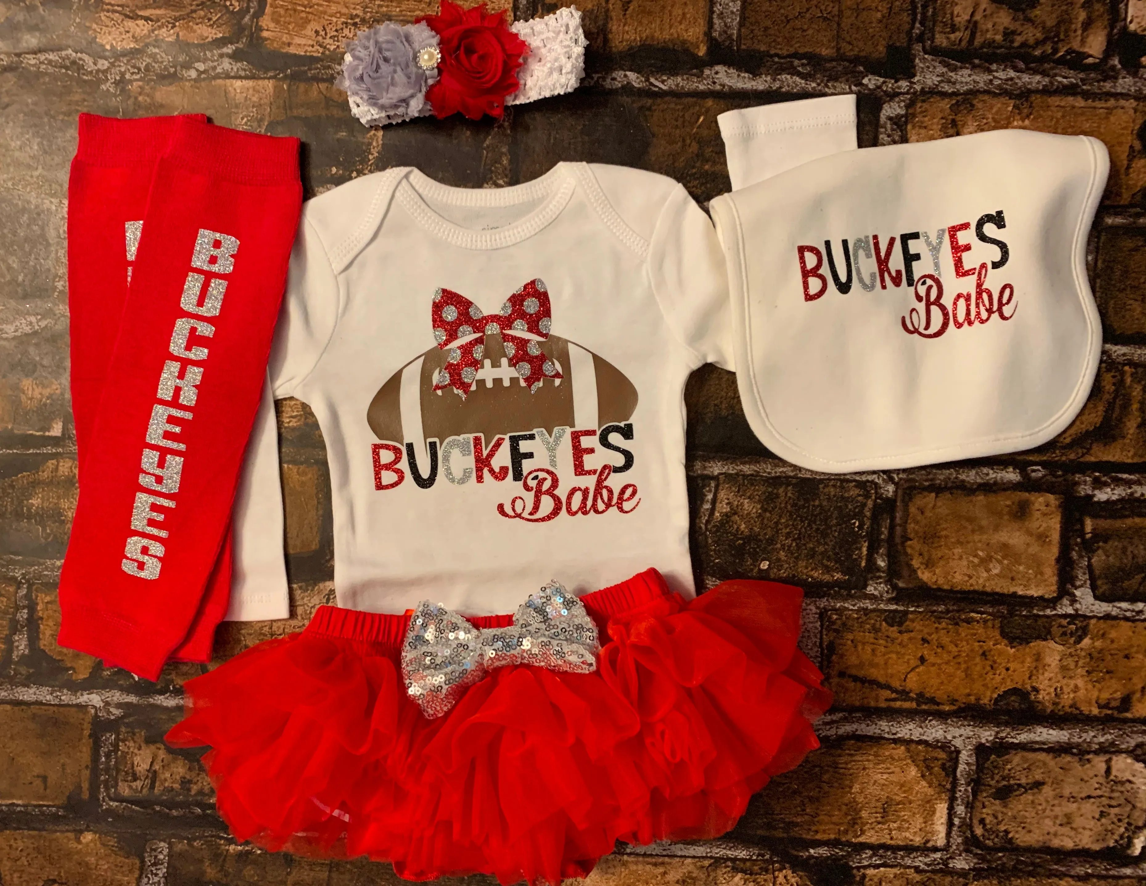 Ohio State Baby Outfit