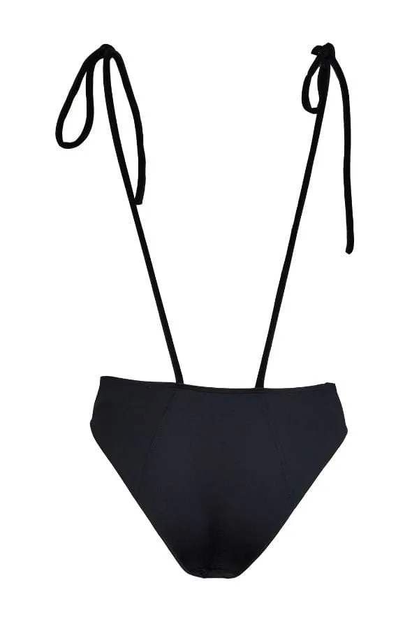 Once In A Blue Moon Bodysuit- Black