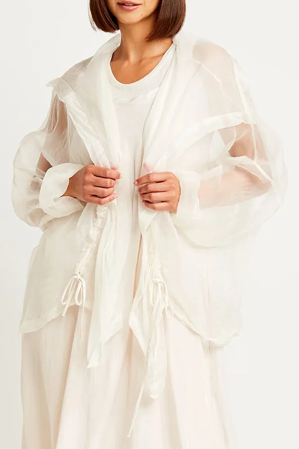 Organza Drawstring Jacket