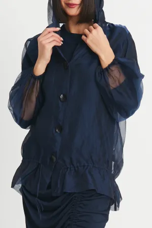 Organza Gathered Jacket