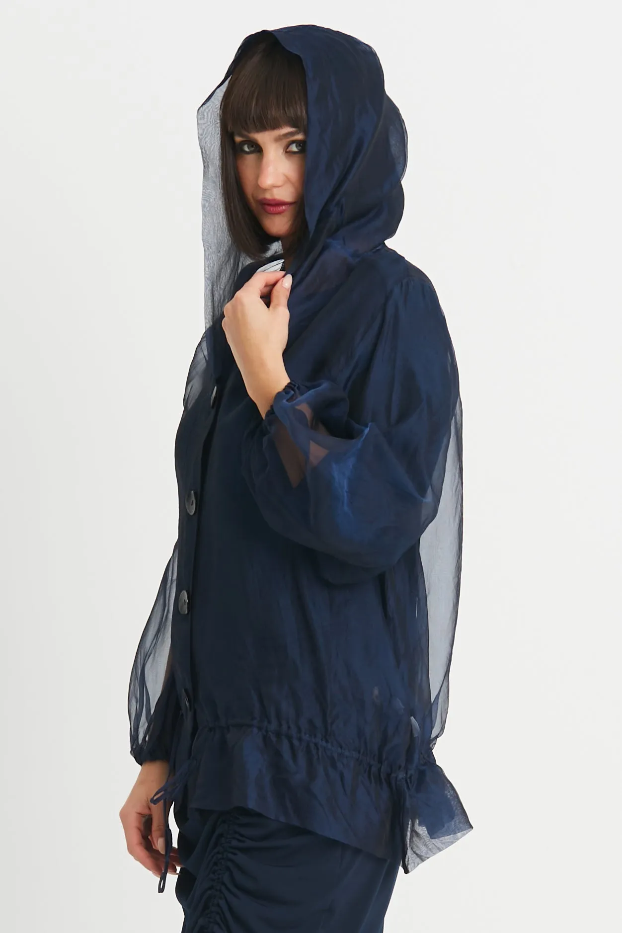 Organza Gathered Jacket