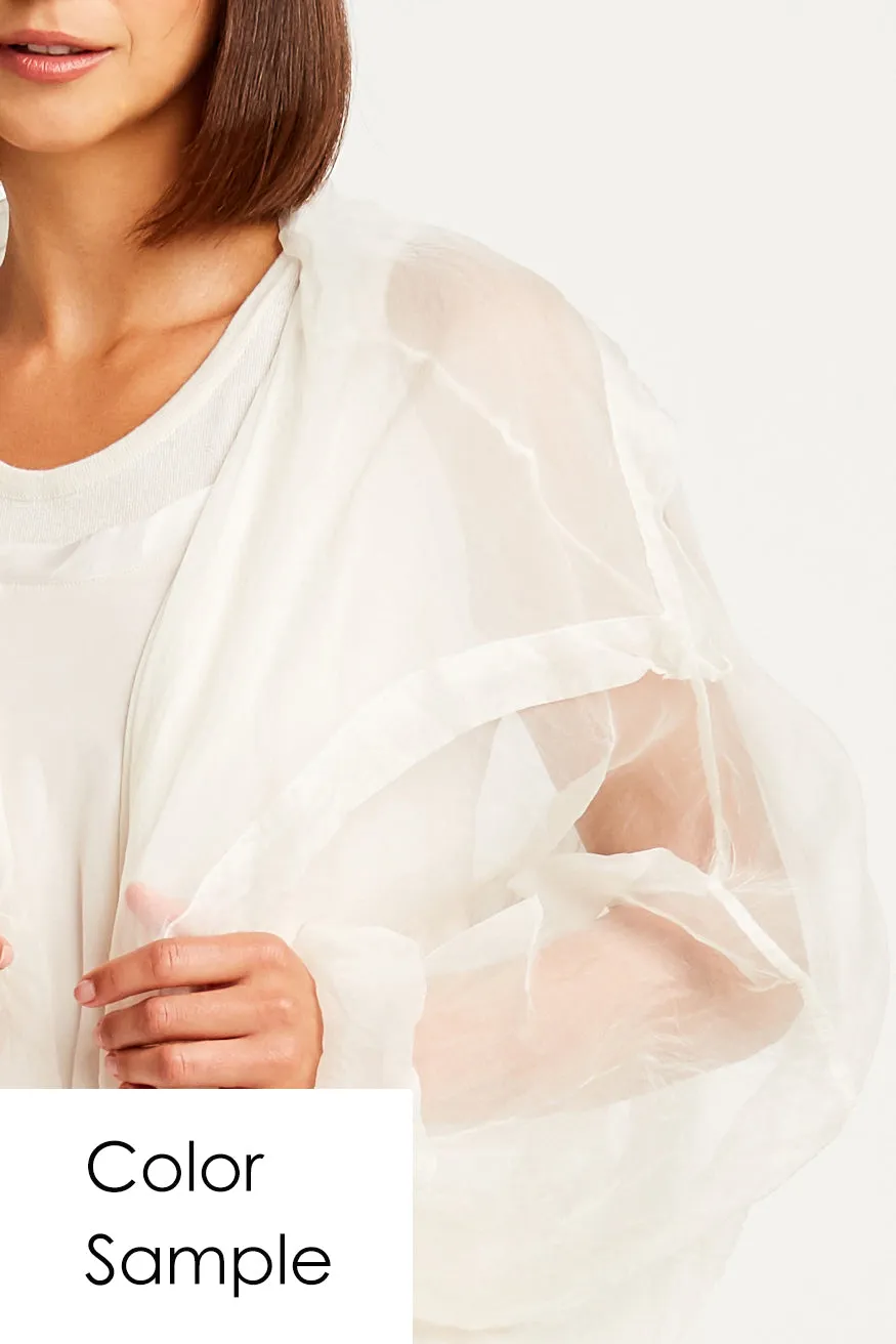 Organza Gathered Jacket