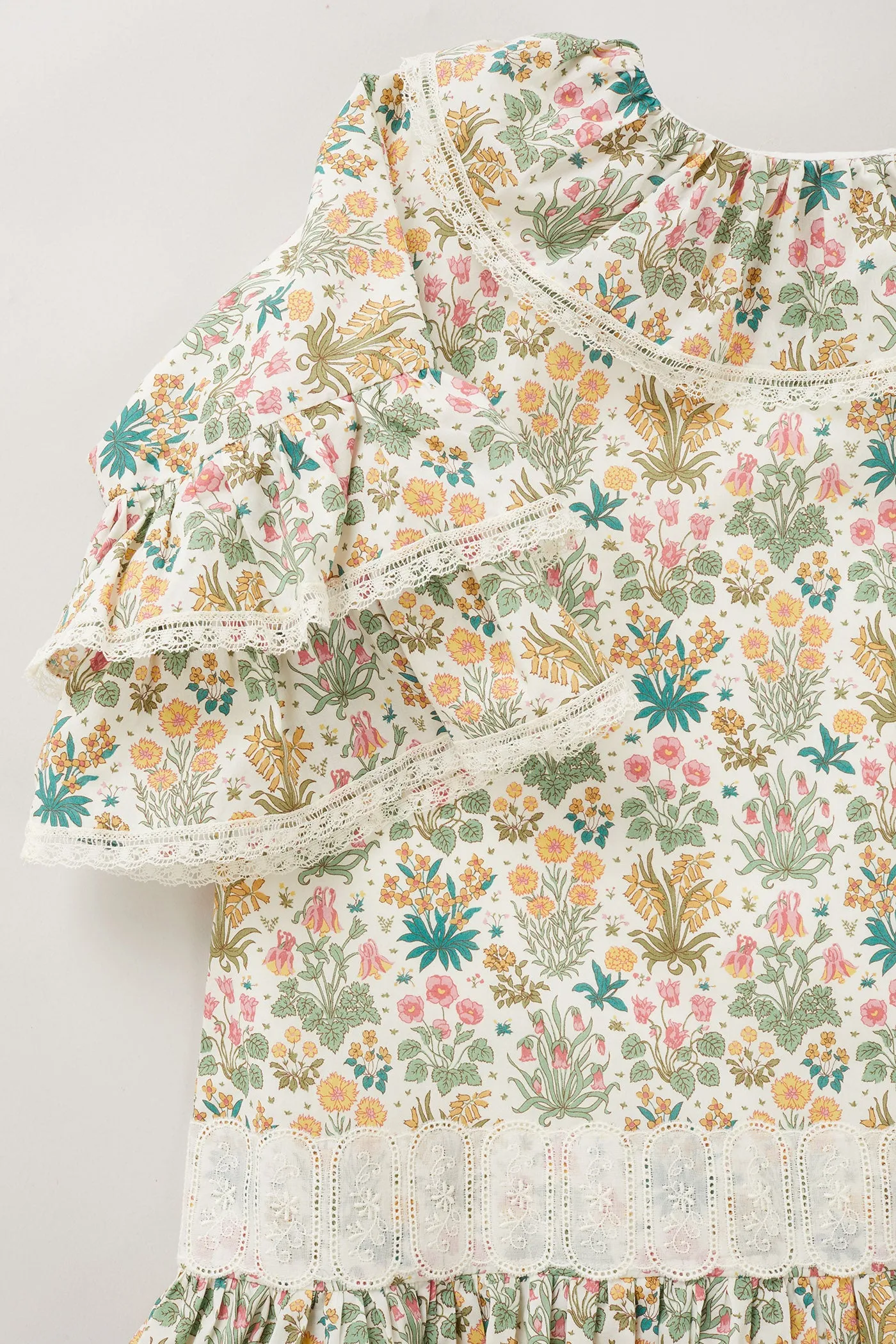 Pastry Dress in Flower Chess Liberty Print