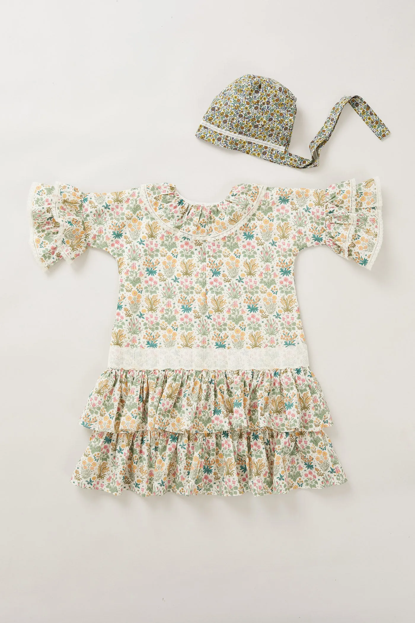 Pastry Dress in Flower Chess Liberty Print