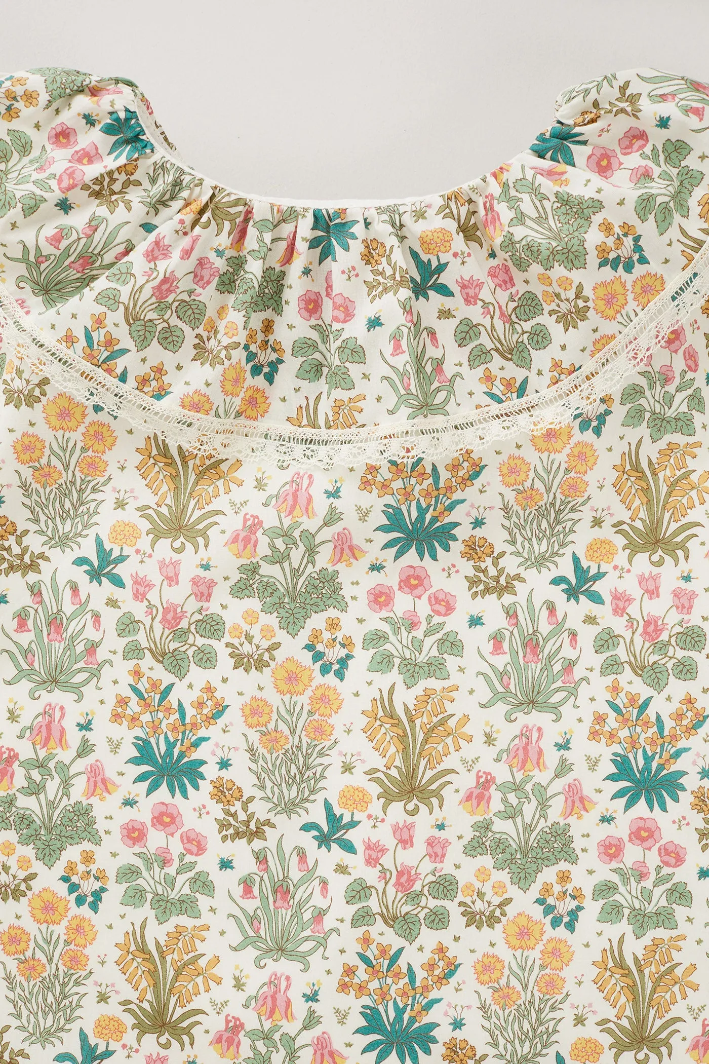 Pastry Dress in Flower Chess Liberty Print