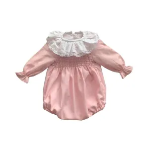 Pink Emily Smocked Romper