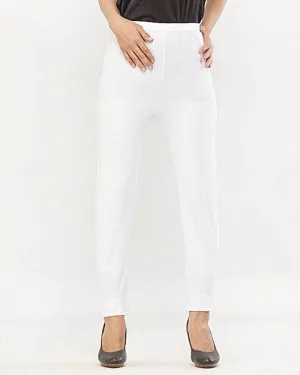 Plain Tights High Quality Fashion for Girls - ELS-8085-White