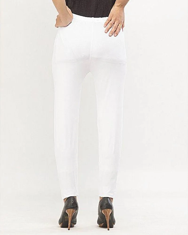Plain Tights High Quality Fashion for Girls - ELS-8085-White
