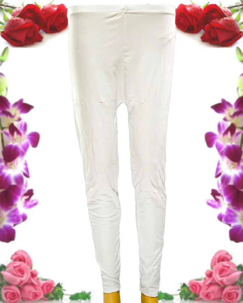 Plain Tights High Quality Fashion for Girls - ELS-8085-White