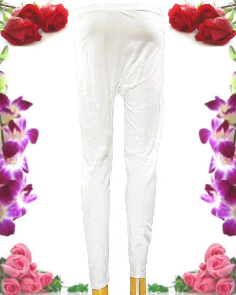 Plain Tights High Quality Fashion for Girls - ELS-8085-White