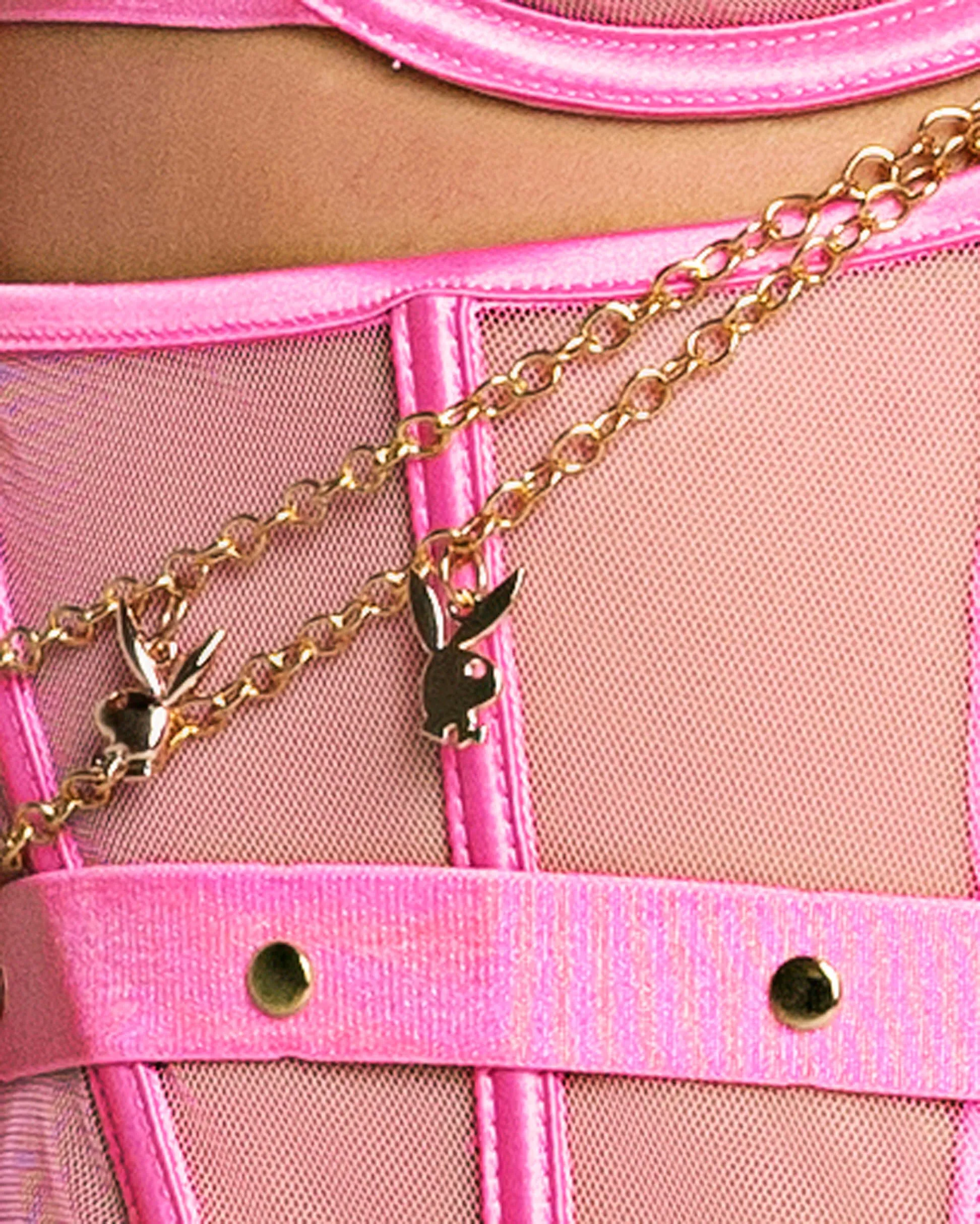Playboy Bunny Charm Waspie 3-Piece Set PBLI123