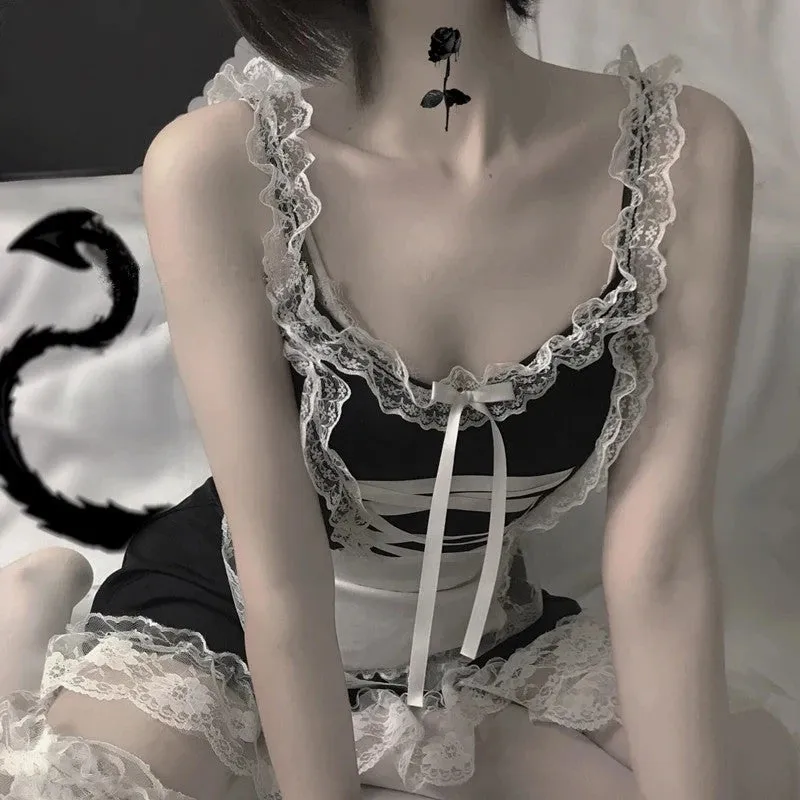"LACE COS MAID" UNDERWEAR SET D042019