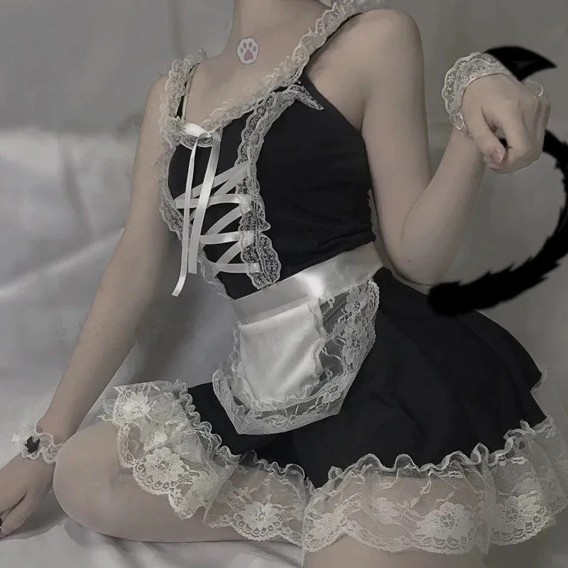 "LACE COS MAID" UNDERWEAR SET D042019