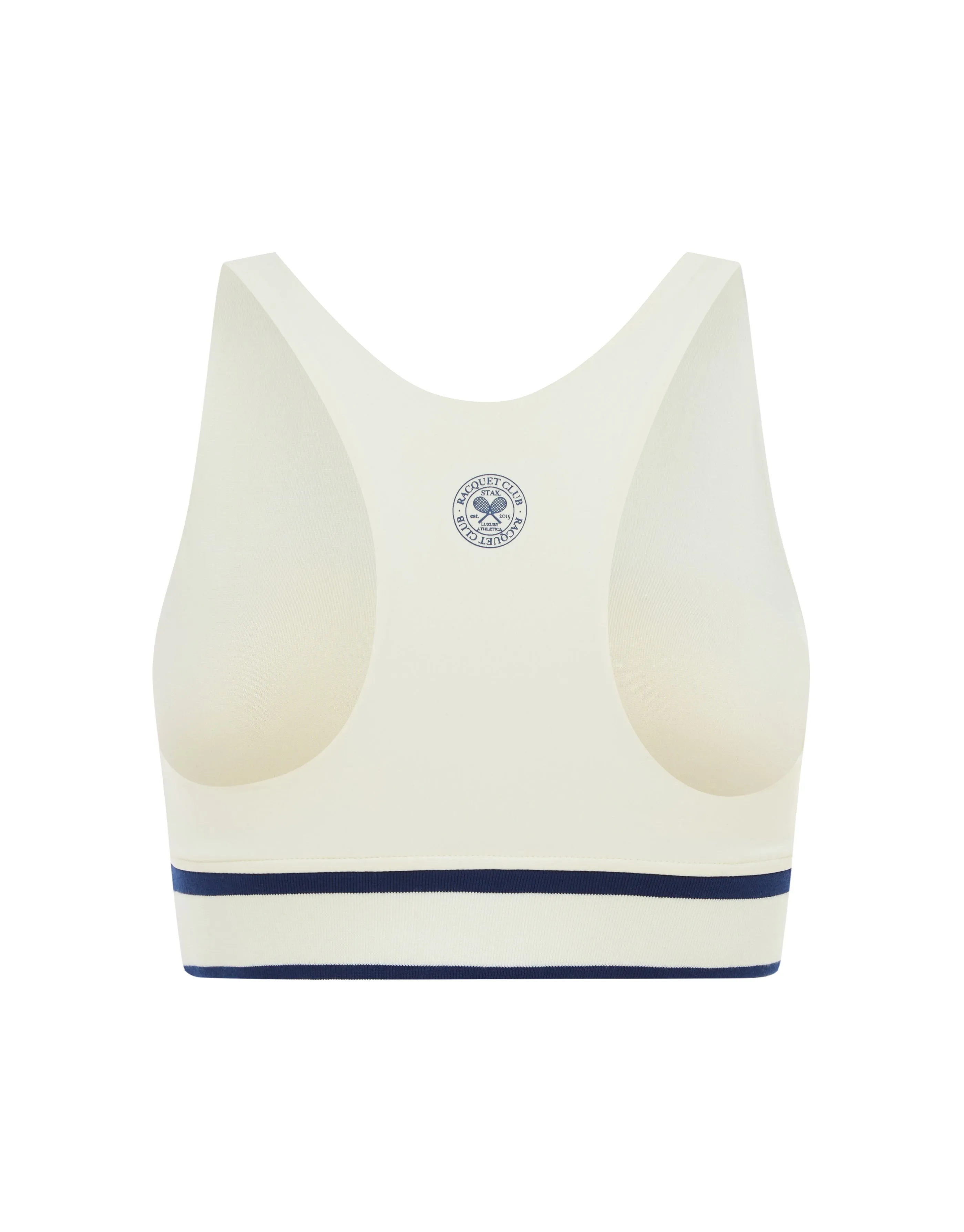 Racquet Club Band Tank - Cream