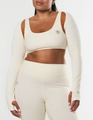 Racquet Club Shrug - Cream