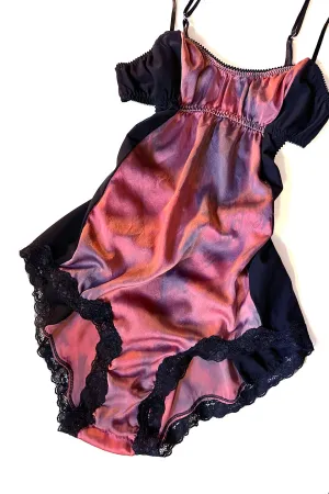 READY TO SHIP Eternal Daze Bodysuit in Hand Dyed Silk Charmeuse